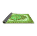 Sideview of Persian Green Traditional Rug, abs3258grn