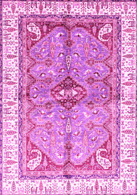 Geometric Pink Traditional Rug, abs3259pnk