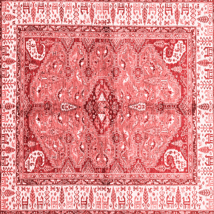 Geometric Red Traditional Rug, abs3259red