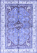 Machine Washable Geometric Blue Traditional Rug, wshabs3259blu