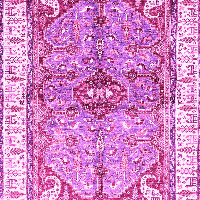 Machine Washable Geometric Pink Traditional Rug, wshabs3259pnk