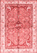 Geometric Red Traditional Area Rugs