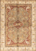 Geometric Brown Traditional Rug, abs3259brn