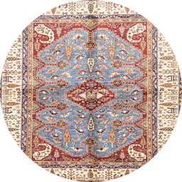 Round Machine Washable Abstract Desert Sand Beige Rug, wshabs3259