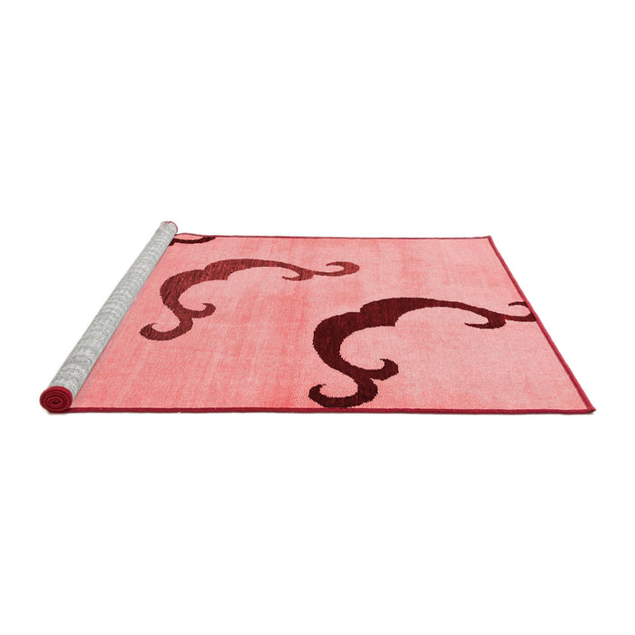Modern Red Washable Rugs