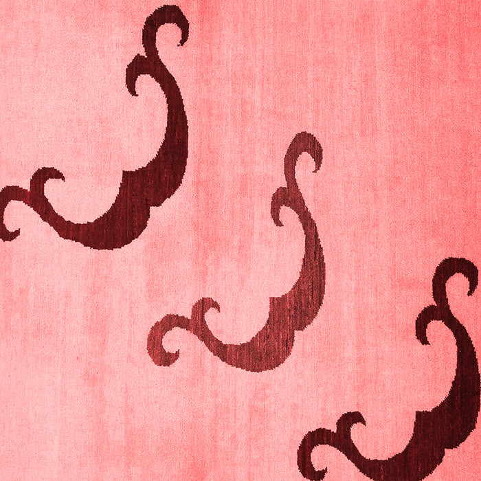 Abstract Red Modern Rug, abs325red