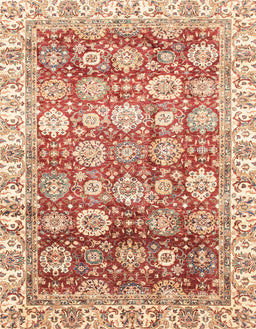 Abstract Pastel Orange Oriental Rug, abs3260