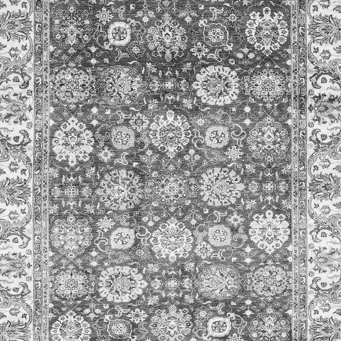 Machine Washable Oriental Gray Traditional Rug, wshabs3260gry