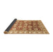 Sideview of Oriental Brown Traditional Rug, abs3260brn