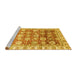 Sideview of Machine Washable Oriental Yellow Traditional Rug, wshabs3260yw