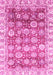 Machine Washable Oriental Pink Traditional Rug, wshabs3260pnk