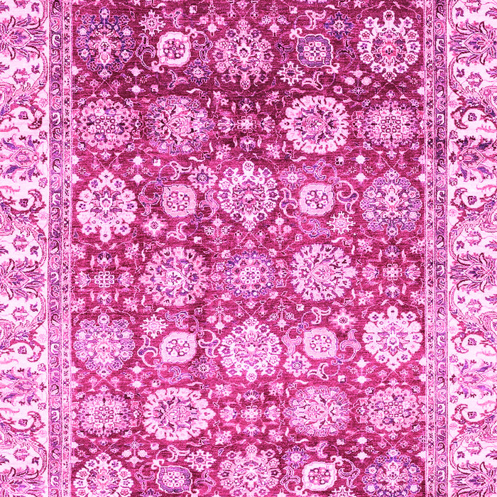 Machine Washable Oriental Pink Traditional Rug, wshabs3260pnk