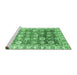 Sideview of Machine Washable Oriental Emerald Green Traditional Area Rugs, wshabs3260emgrn