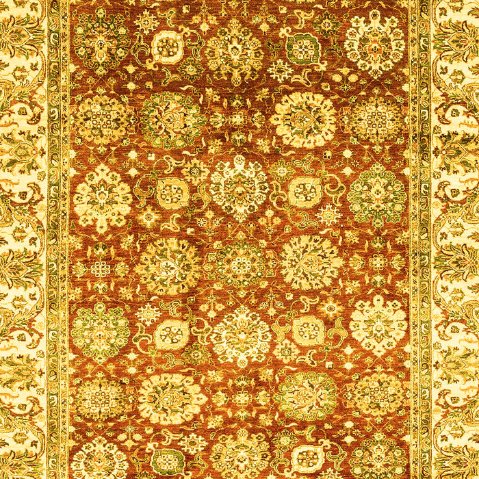 Oriental Yellow Traditional Rug, abs3260yw