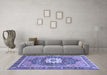 Machine Washable Persian Blue Traditional Rug in a Living Room, wshabs3261blu