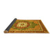 Sideview of Persian Yellow Traditional Rug, abs3261yw