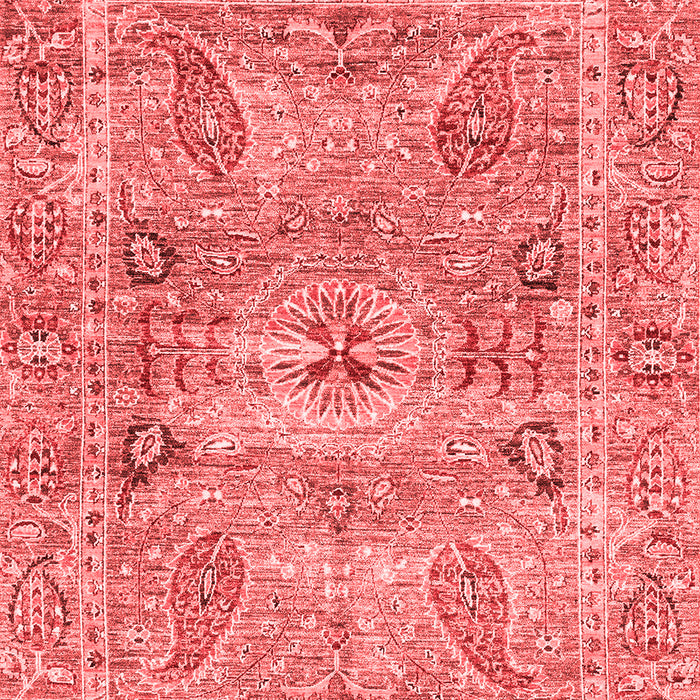 Machine Washable Oriental Red Traditional Rug, wshabs3262red