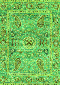 Oriental Green Traditional Rug, abs3262grn