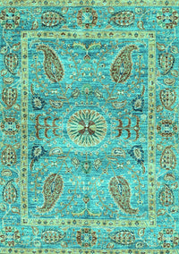 Oriental Turquoise Traditional Rug, abs3262turq