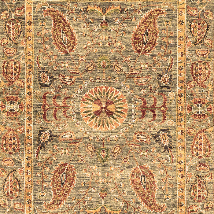 Machine Washable Oriental Brown Traditional Rug, wshabs3262brn