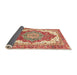 Sideview of Abstract Red Persian Rug, abs3263