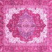 Square Persian Pink Traditional Rug, abs3263pnk