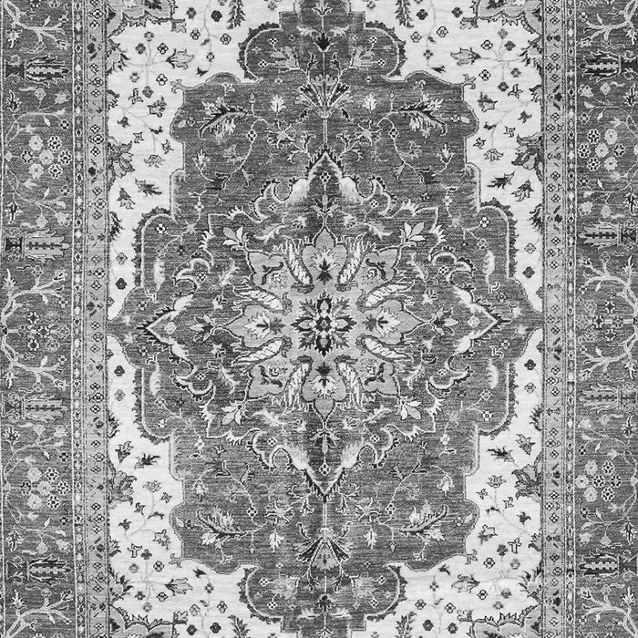 Machine Washable Persian Gray Traditional Rug, wshabs3263gry