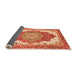 Sideview of Persian Orange Traditional Rug, abs3263org