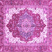 Square Persian Purple Traditional Rug, abs3263pur