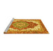 Sideview of Machine Washable Persian Yellow Traditional Rug, wshabs3263yw