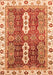 Abstract Orange Modern Rug, abs3264org