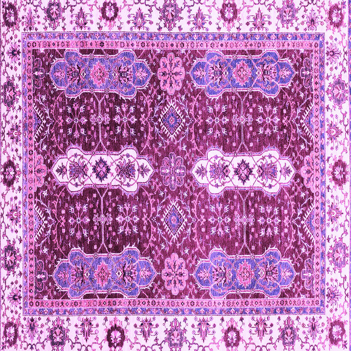 Square Abstract Purple Modern Rug, abs3264pur