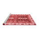 Modern Red Washable Rugs