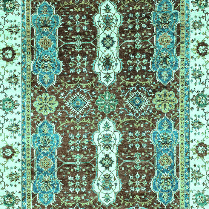 Abstract Turquoise Modern Rug, abs3264turq