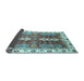 Sideview of Abstract Light Blue Modern Rug, abs3264lblu