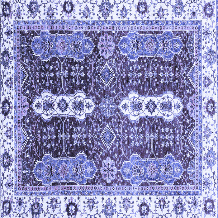 Square Machine Washable Abstract Blue Modern Rug, wshabs3264blu