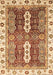 Machine Washable Abstract Brown Modern Rug, wshabs3264brn