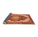 Sideview of Persian Orange Traditional Rug, abs3265org