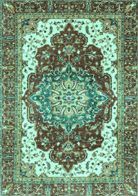 Persian Turquoise Traditional Rug, abs3265turq