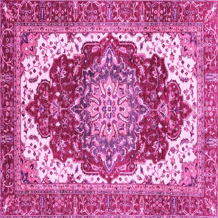 Square Persian Pink Traditional Rug, abs3265pnk