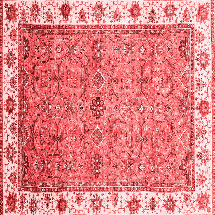 Machine Washable Oriental Red Traditional Rug, wshabs3266red