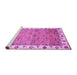 Sideview of Machine Washable Oriental Purple Traditional Area Rugs, wshabs3266pur