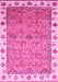 Machine Washable Oriental Pink Traditional Rug, wshabs3266pnk