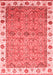 Oriental Red Traditional Area Rugs