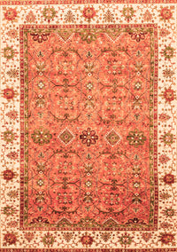 Oriental Orange Traditional Rug, abs3266org