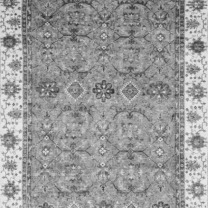 Machine Washable Oriental Gray Traditional Rug, wshabs3266gry