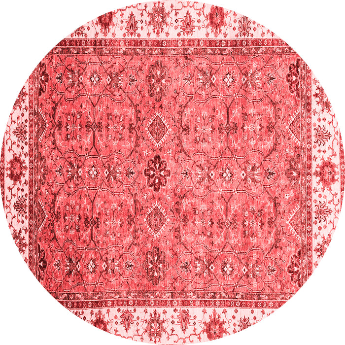 Machine Washable Oriental Red Traditional Rug, wshabs3266red