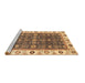 Sideview of Machine Washable Oriental Brown Traditional Rug, wshabs3267brn