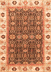 Oriental Orange Traditional Rug, abs3267org