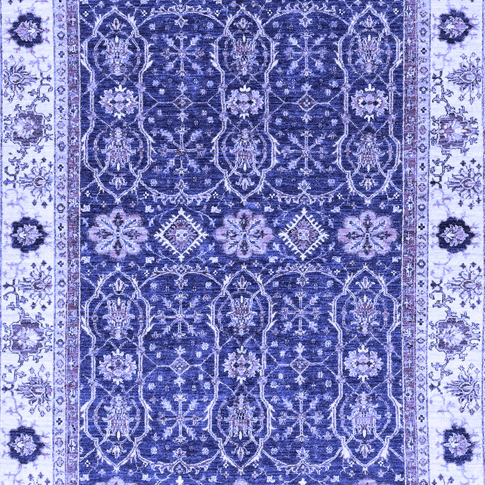 Machine Washable Oriental Blue Traditional Rug, wshabs3267blu